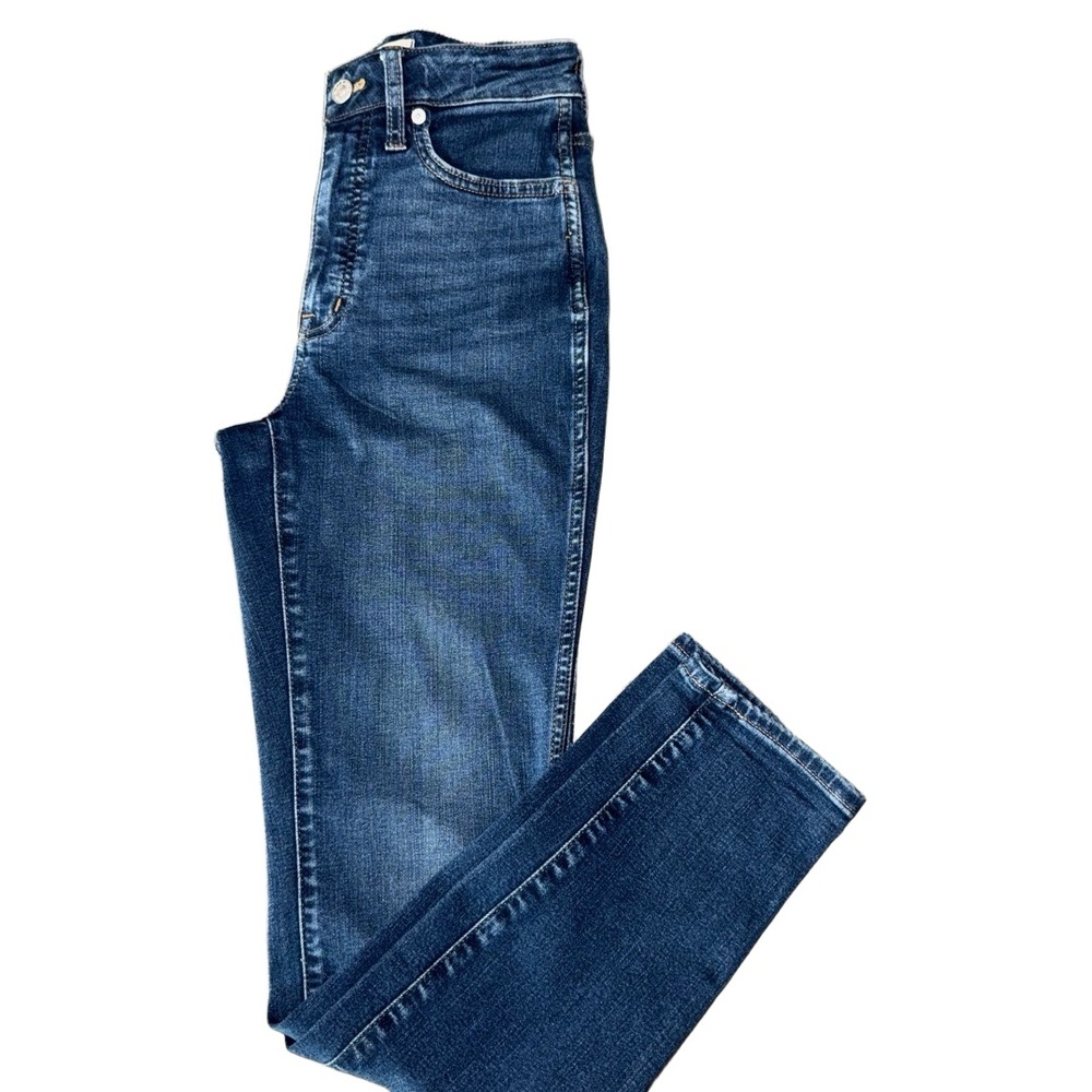 MADEWELL NWOT Curvy High-Rise Skinny Jeans in Coronet Wash Blue-Size 24W - Picture 4 of 13